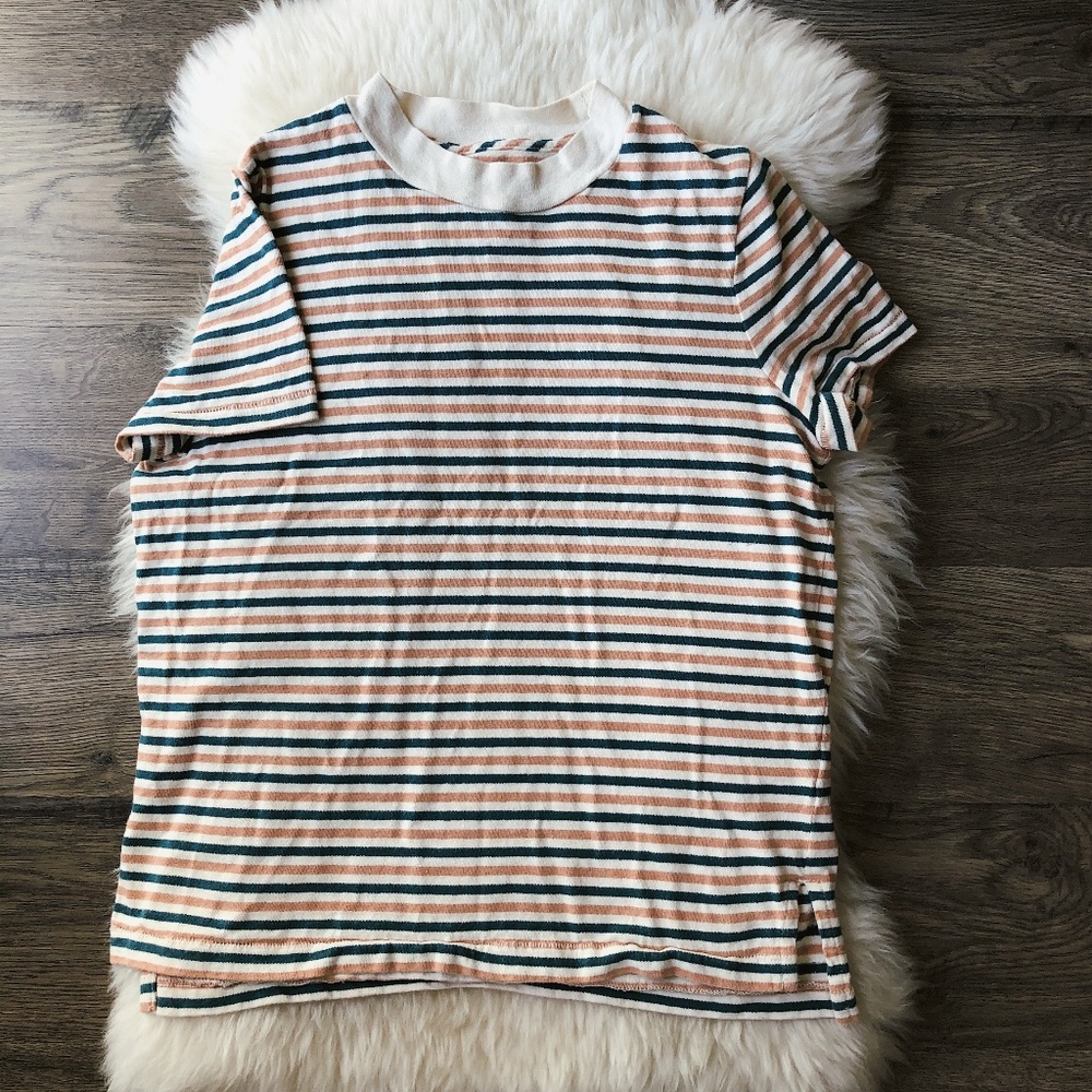 Madewell Short Sleeve Retro Striped T-Shirt sz S